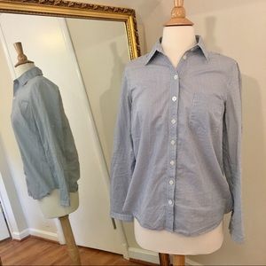 Forever 21 Striped Button Down Shirt